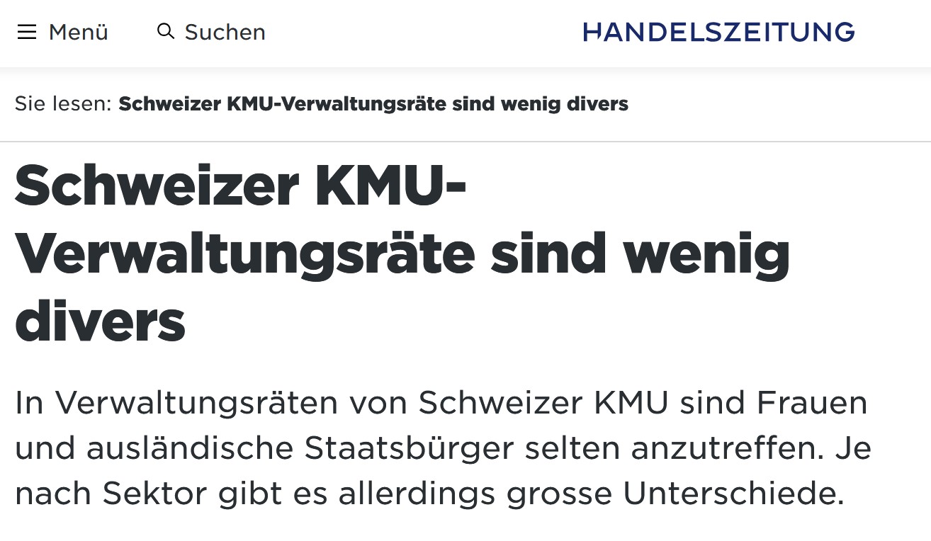 Handelszeitung / Stöhlker AG / VRMandat.com